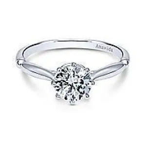 1.00 Carat Round Brilliant Cut Solitaire Engagement Ring