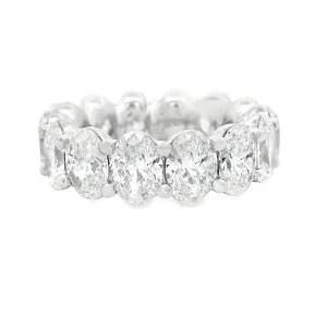 10.22ct 18k White Gold Diamond Eternity Band