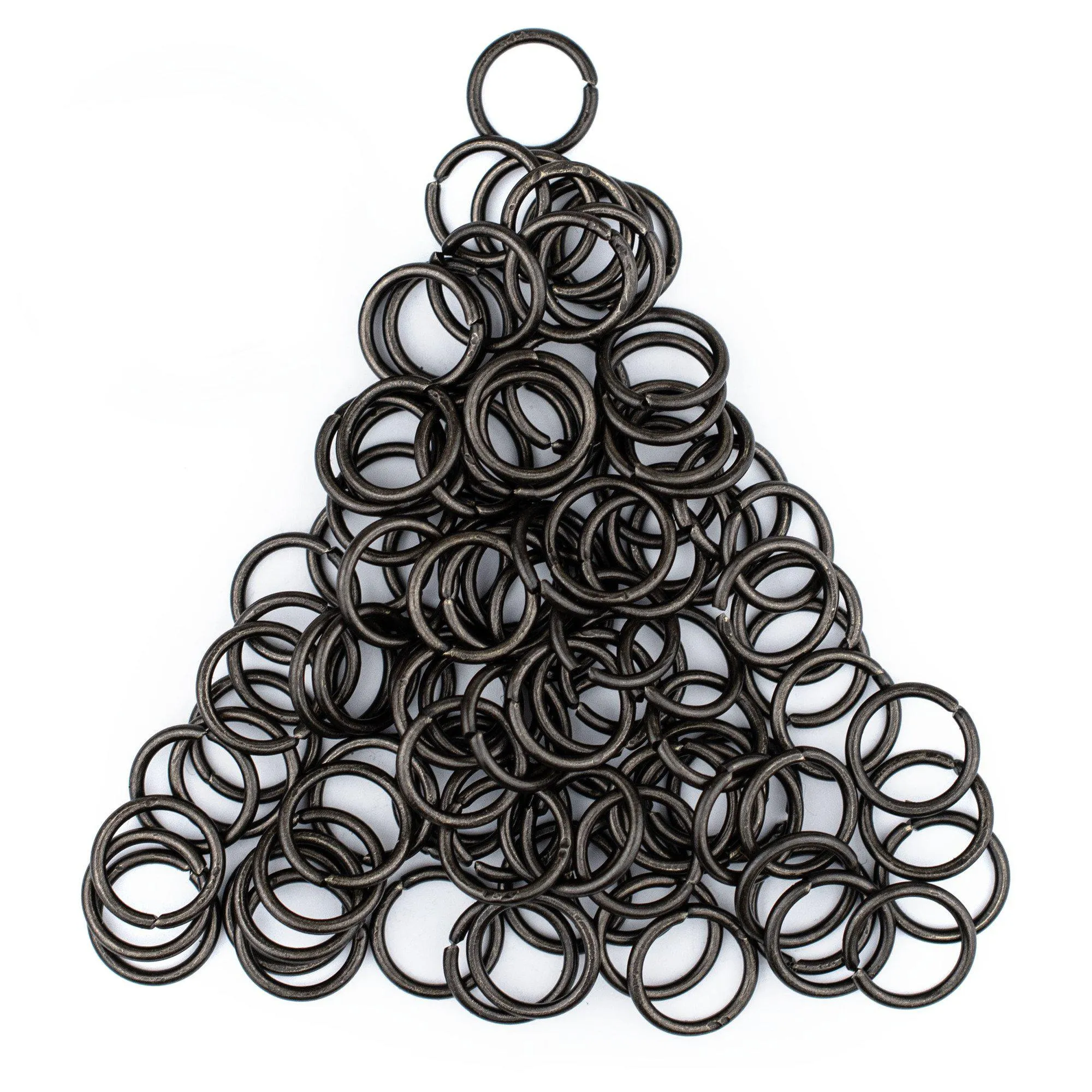 10mm Black Round Jump Rings (Approx 100 pieces)