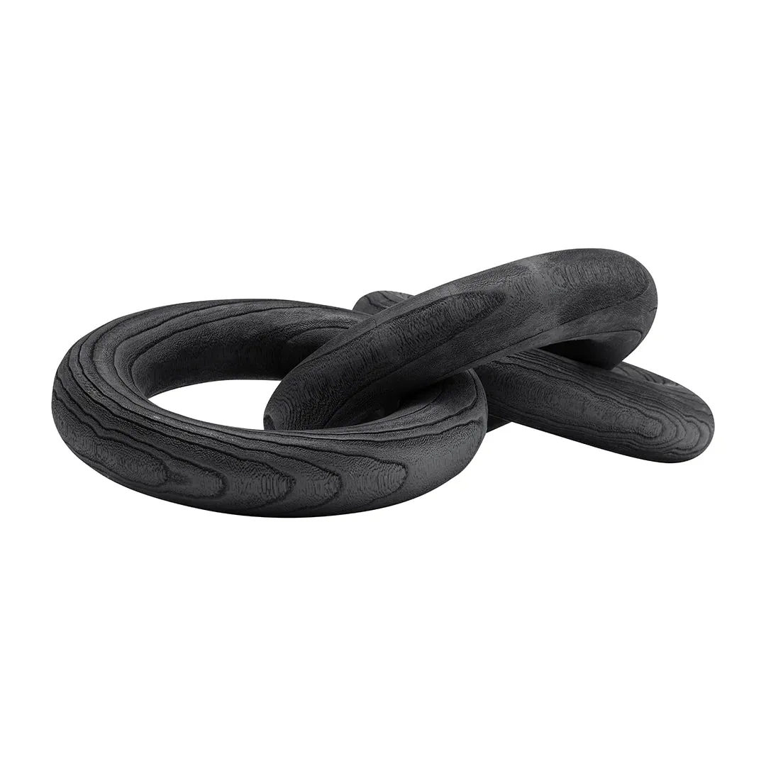 21" 3 WOODEN RINGS, BLACK