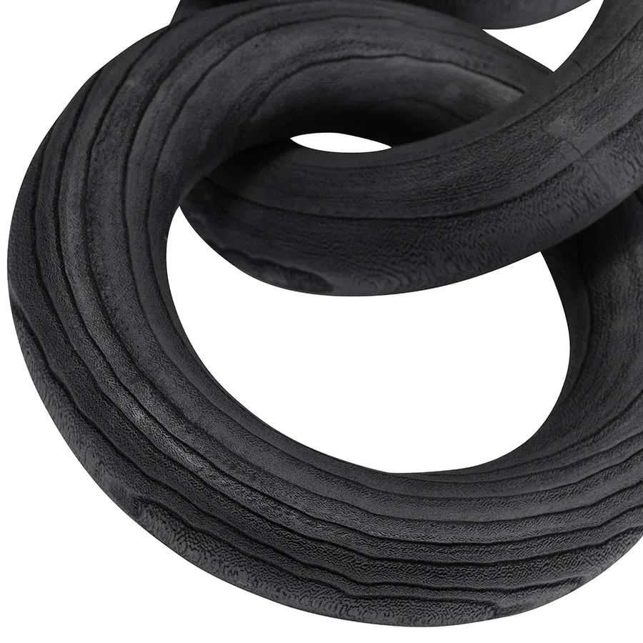 21" 3 WOODEN RINGS, BLACK