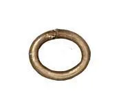 4x3mm Antiqued Brass Oval Jump Rings (Approx 500 pieces)