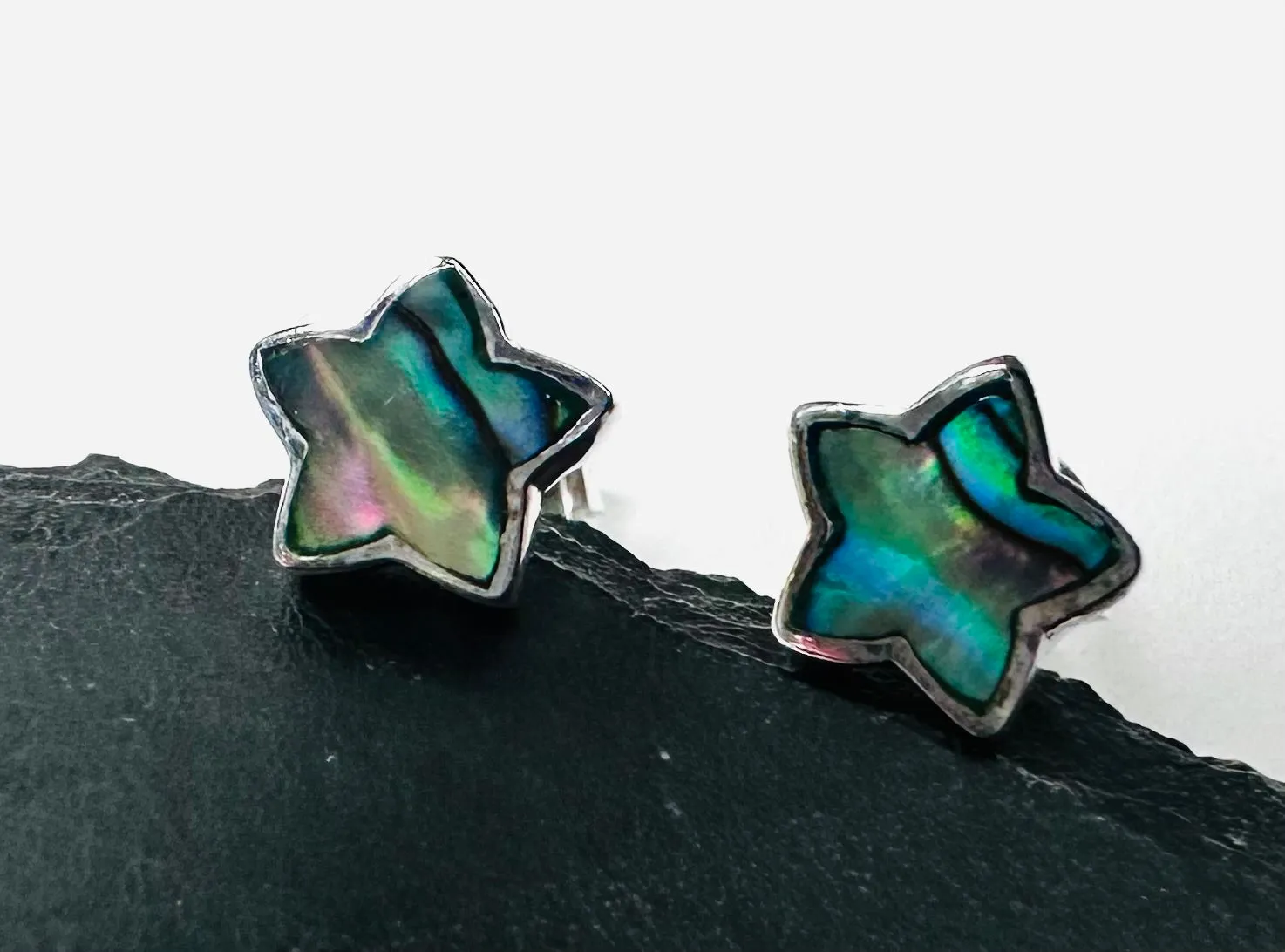 Abalone Star Studs