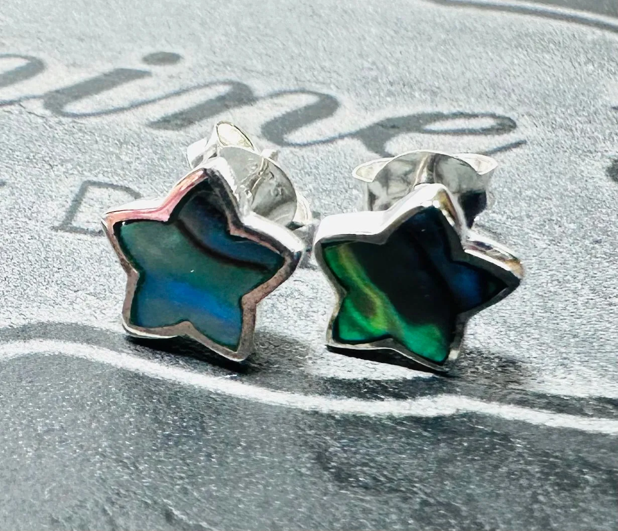 Abalone Star Studs