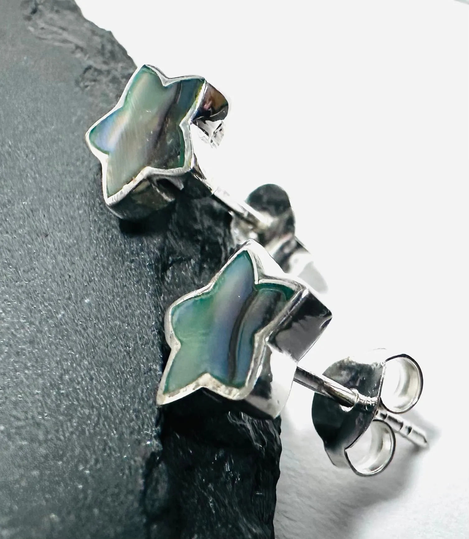 Abalone Star Studs