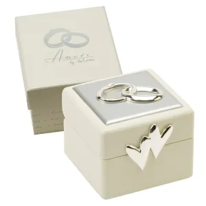 AMORE WEDDING RING BOX WITH ICONS & CRYSTALS