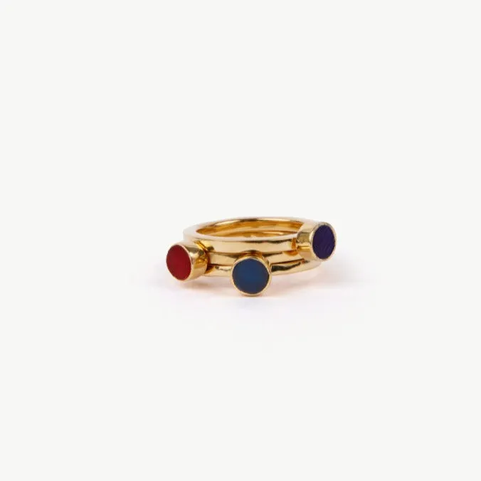 Anga Multicolor Stacking Rings