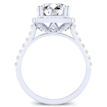 Aster - GIA Natural Round Diamond Engagement Ring