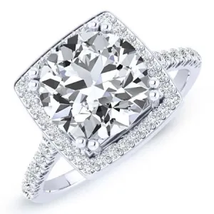 Aster - GIA Natural Round Diamond Engagement Ring