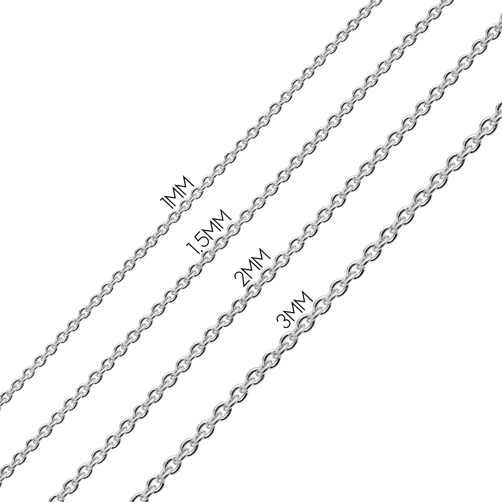 Bali Style Nickel-Free Sterling Silver Coreana Chain Necklace for Men