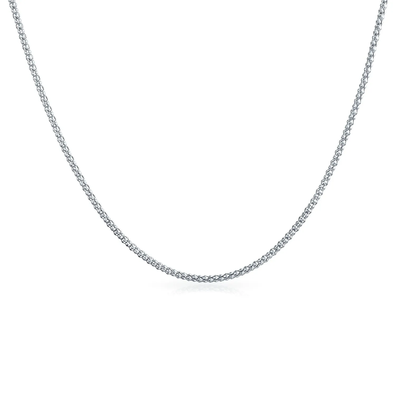 Bali Style Nickel-Free Sterling Silver Coreana Chain Necklace for Men