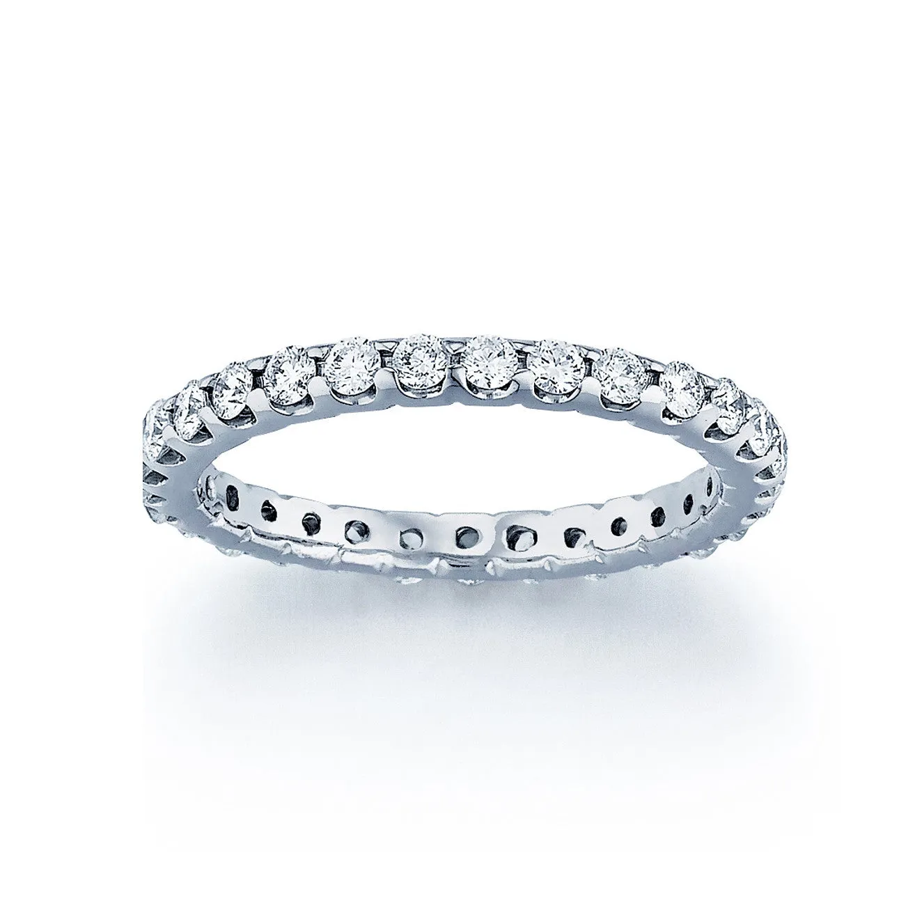 Barmakian Shared Prong Diamond Eternity Band