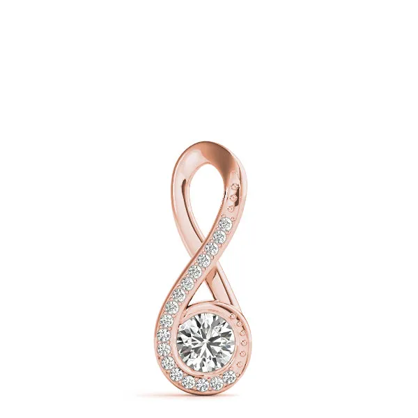 Brilliant cut Diamonds "Infinity" Pendent