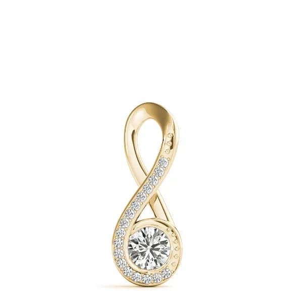 Brilliant cut Diamonds "Infinity" Pendent