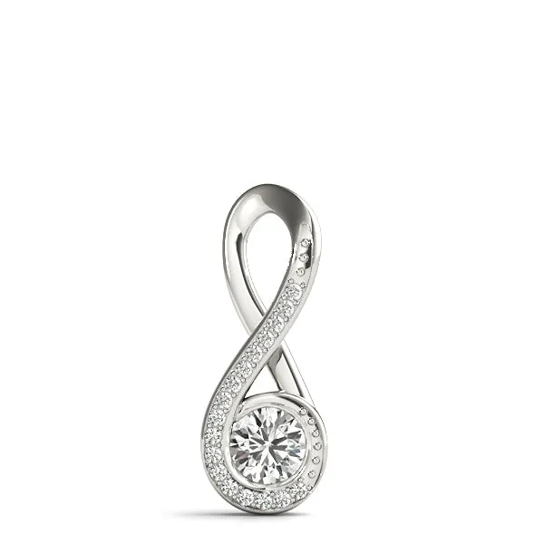 Brilliant cut Diamonds "Infinity" Pendent