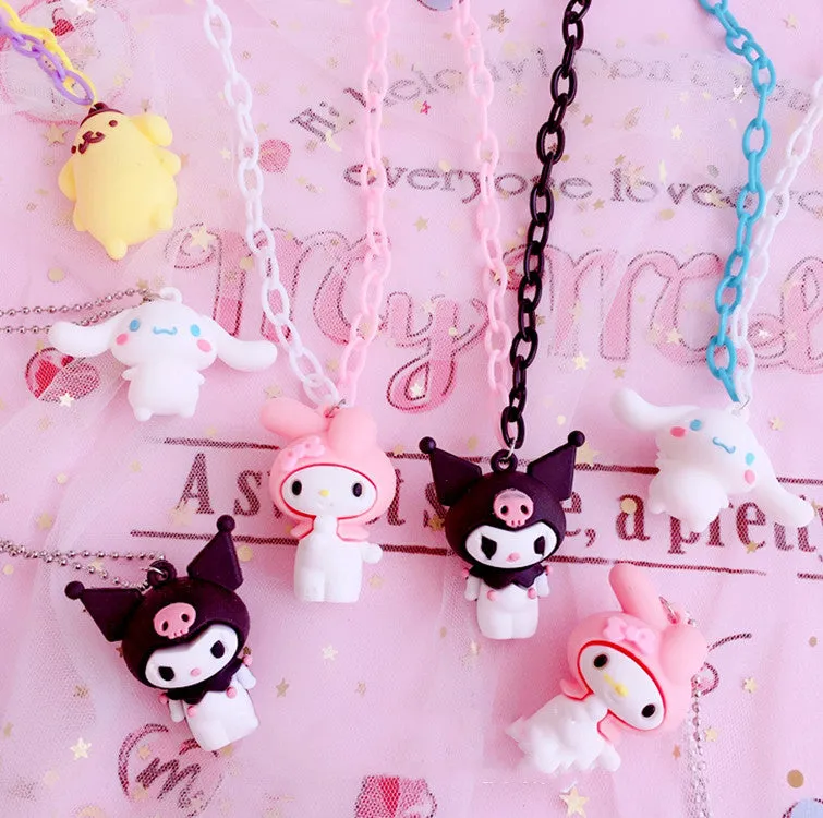 Cute Cartoon Long Necklace  PL52560