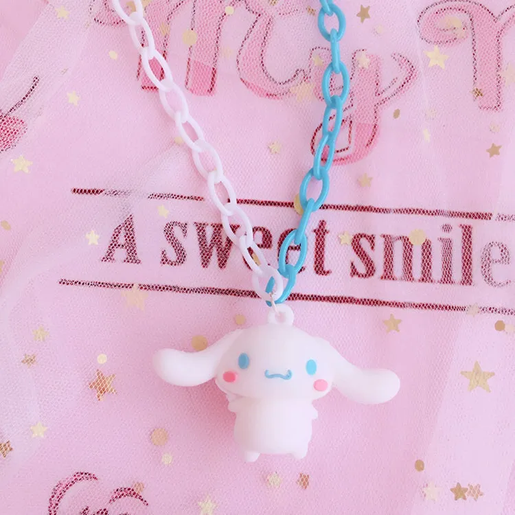 Cute Cartoon Long Necklace  PL52560