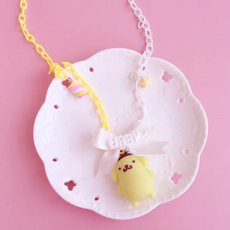 Cute Cartoon Long Necklace PL52564