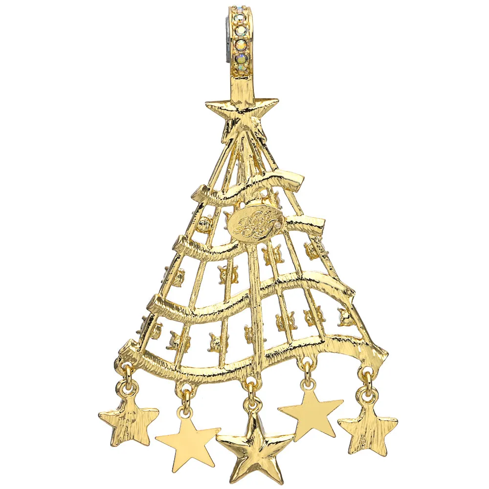 Dancing Delight Christmas Tree Magnetic Enhancer (Goldtone)