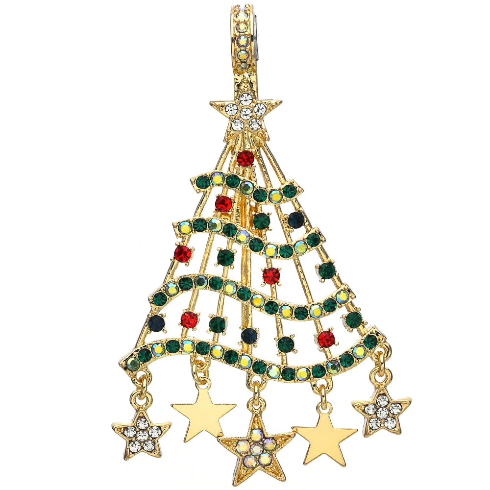 Dancing Delight Christmas Tree Magnetic Enhancer (Goldtone)