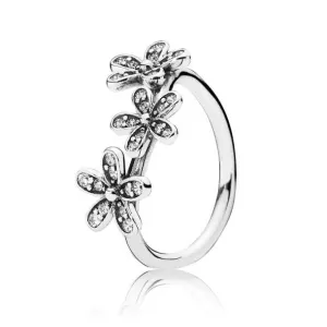 Dazzling Daisies Clear Cubic Zirconia Ring - 190933CZ-50