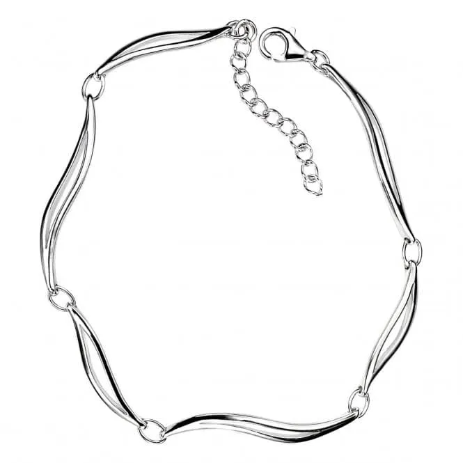 Elements Silver Linked Leaves Bracelet B3466Z362