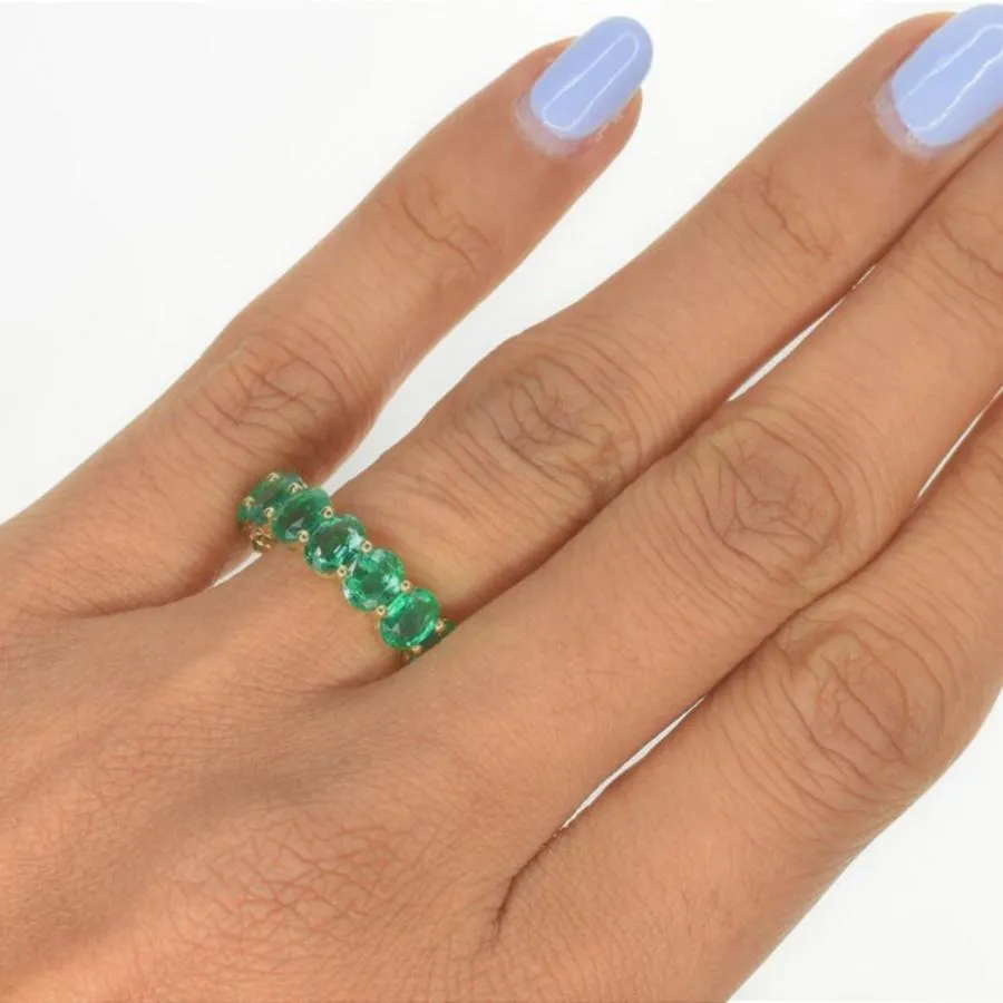 Emerald Eternity Band