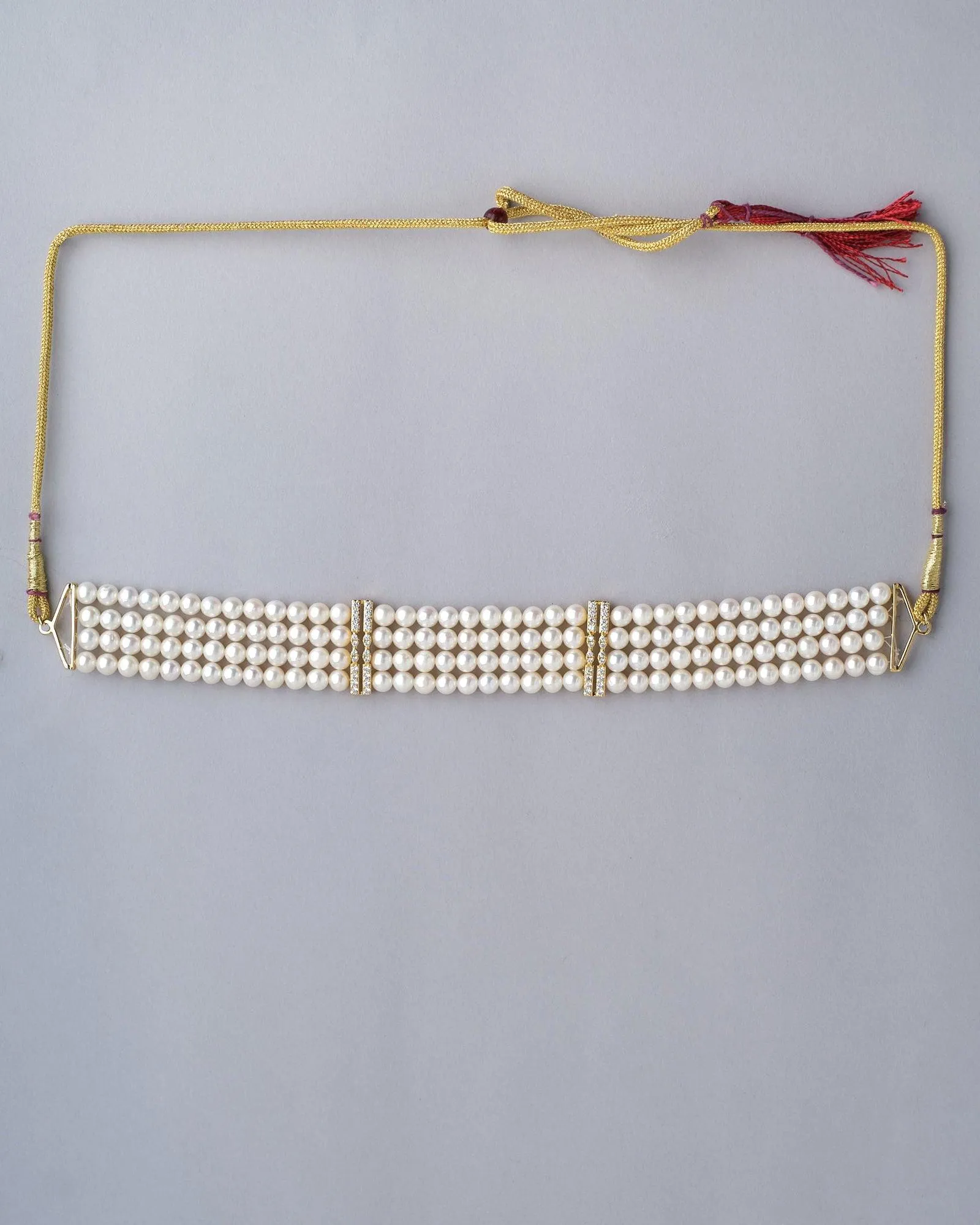 Epicurean Elegance Pearl Choker