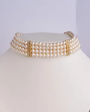 Epicurean Elegance Pearl Choker