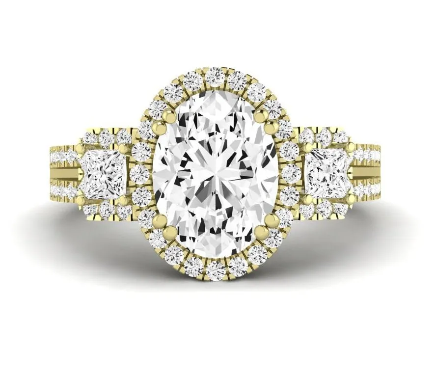 Erica - Oval Diamond Engagement Ring