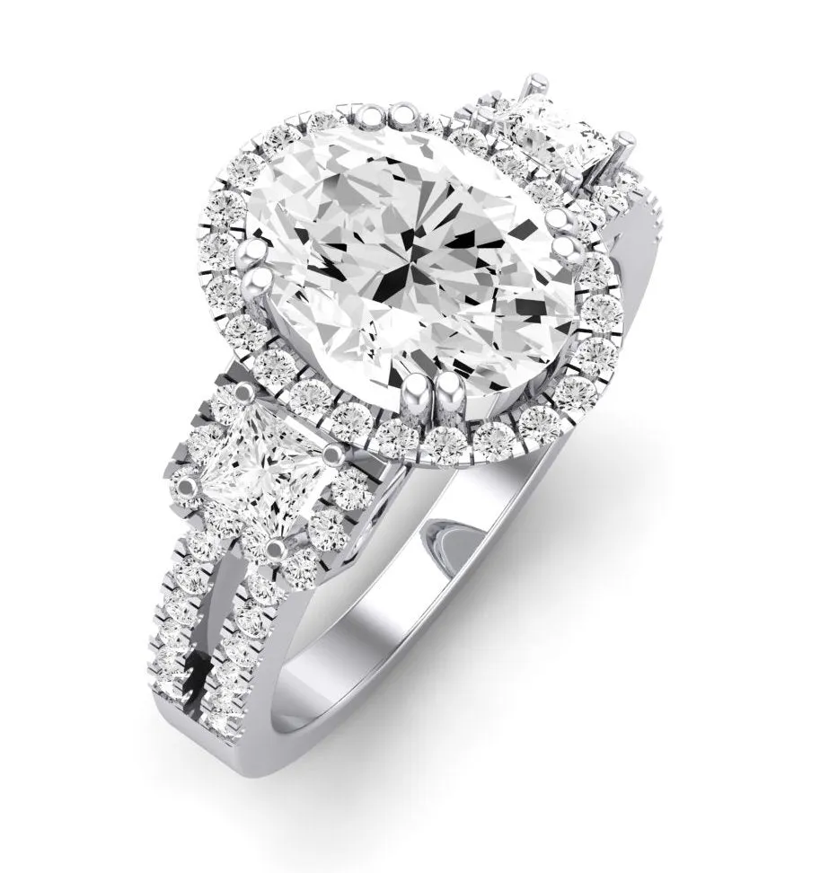 Erica - Oval Diamond Engagement Ring