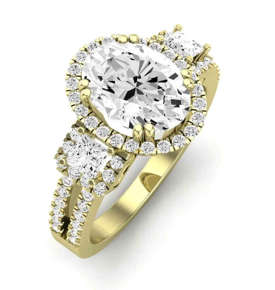 Erica - Oval Diamond Engagement Ring