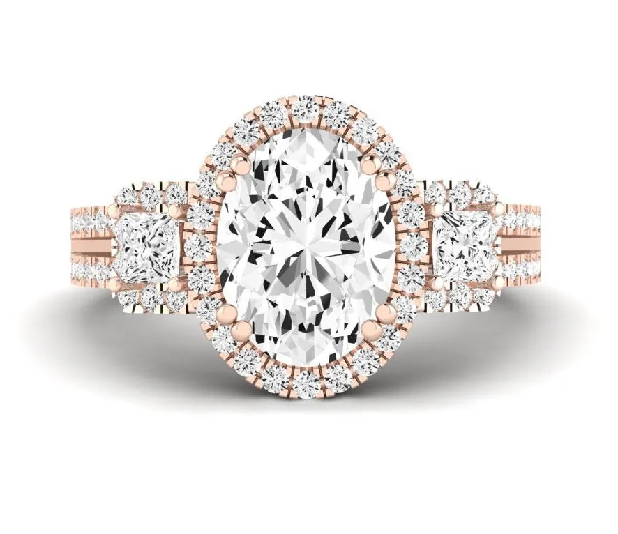 Erica - Oval Diamond Engagement Ring