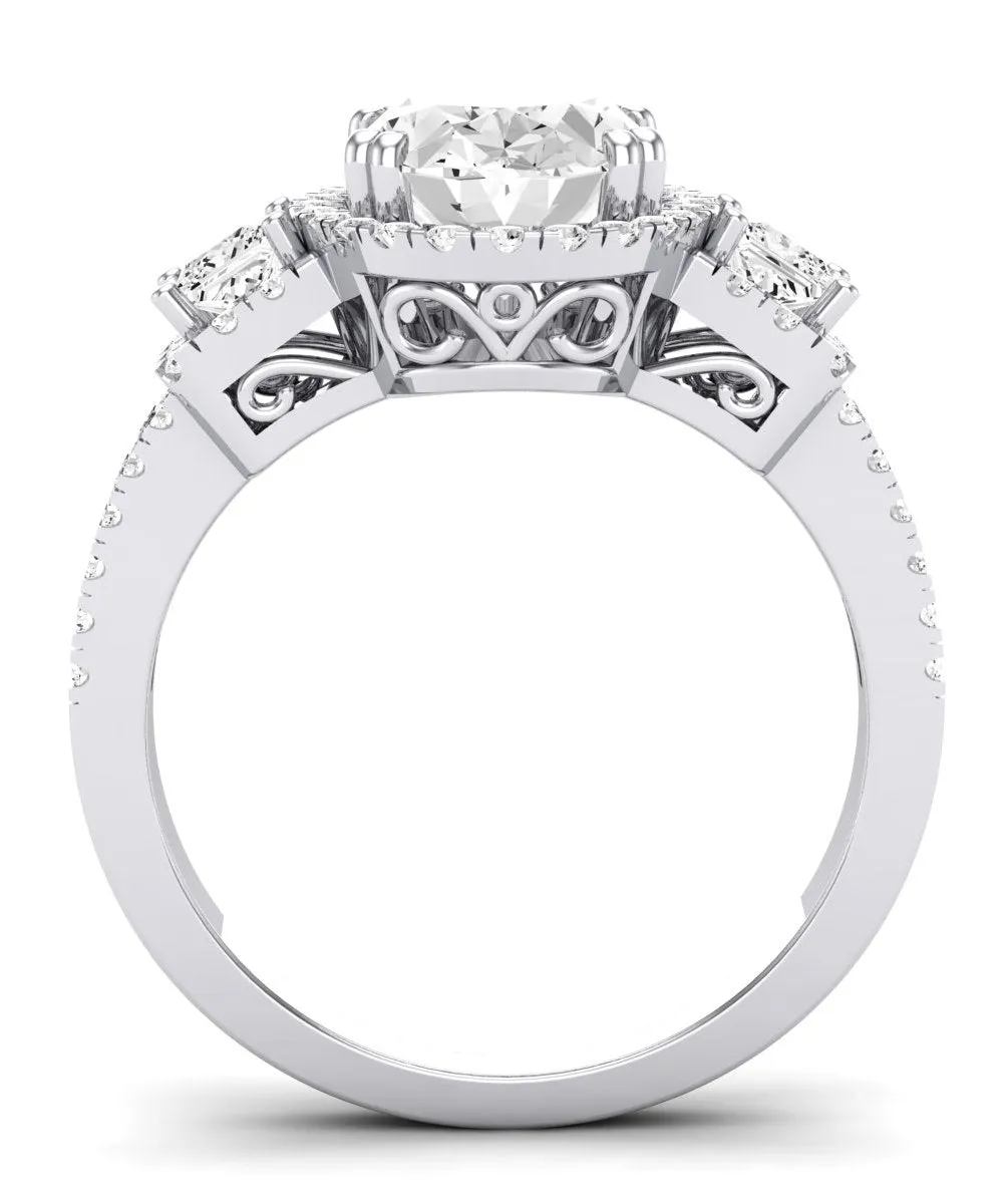 Erica - Oval Diamond Engagement Ring