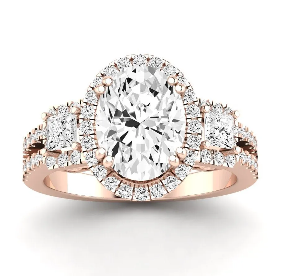 Erica - Oval Diamond Engagement Ring