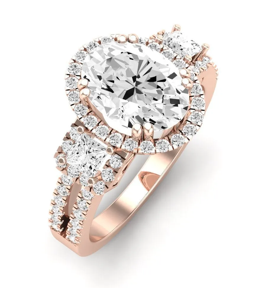 Erica - Oval Diamond Engagement Ring