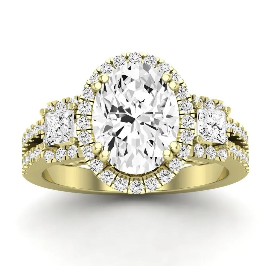 Erica - Oval Diamond Engagement Ring