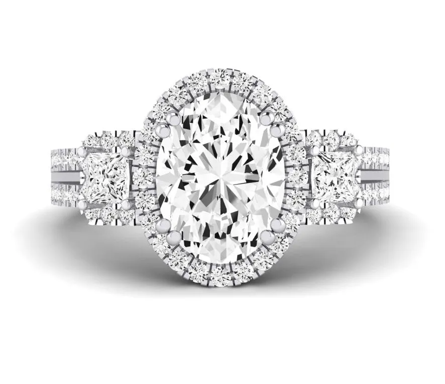 Erica - Oval Lab Diamond Engagement Ring (IGI Certified)