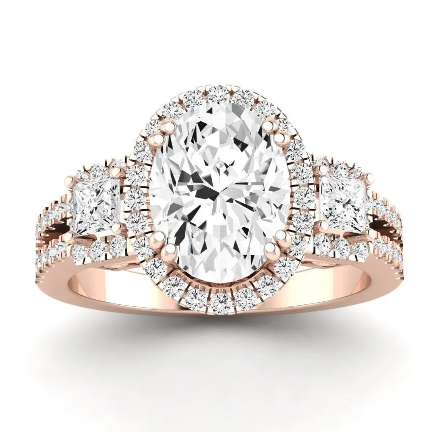 Erica - Oval Lab Diamond Engagement Ring (IGI Certified)