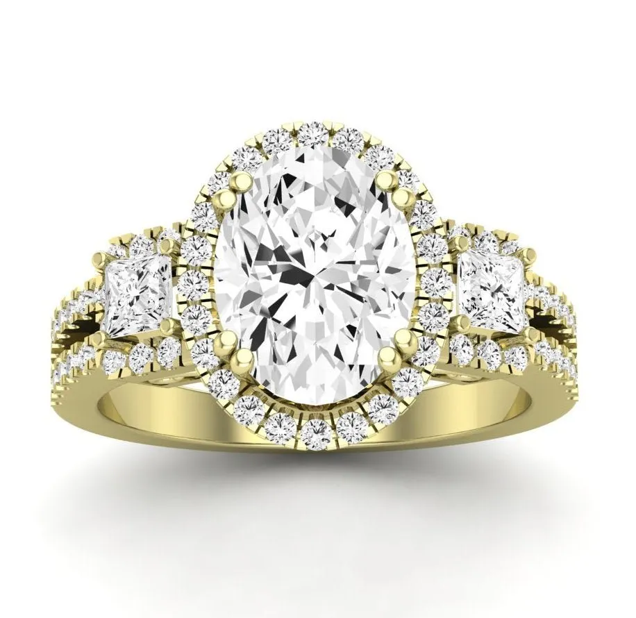 Erica - Oval Lab Diamond Engagement Ring (IGI Certified)