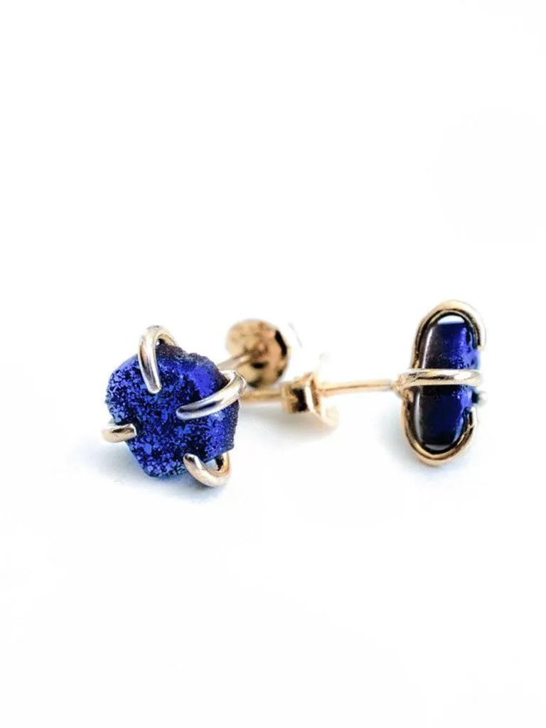 Gemstone Prong Studs