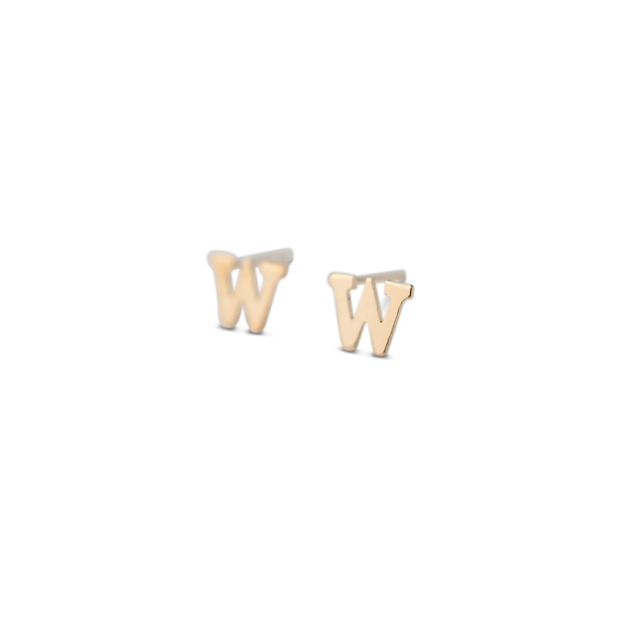 Gold Filled Alphabet Stud (Single)