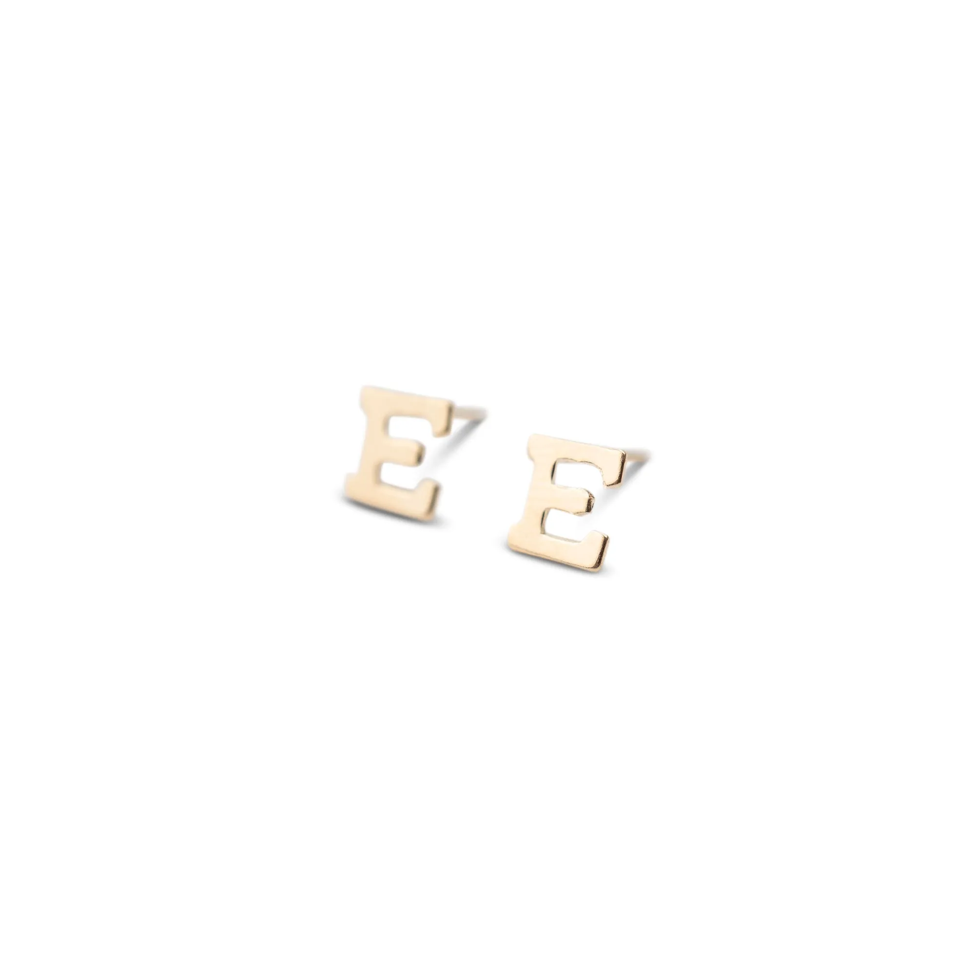 Gold Filled Alphabet Stud (Single)