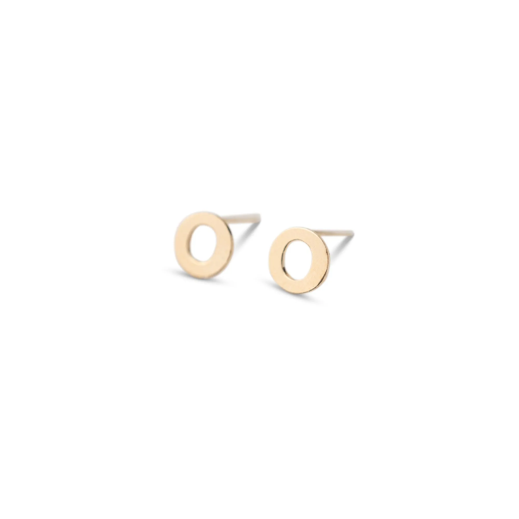 Gold Filled Alphabet Stud (Single)