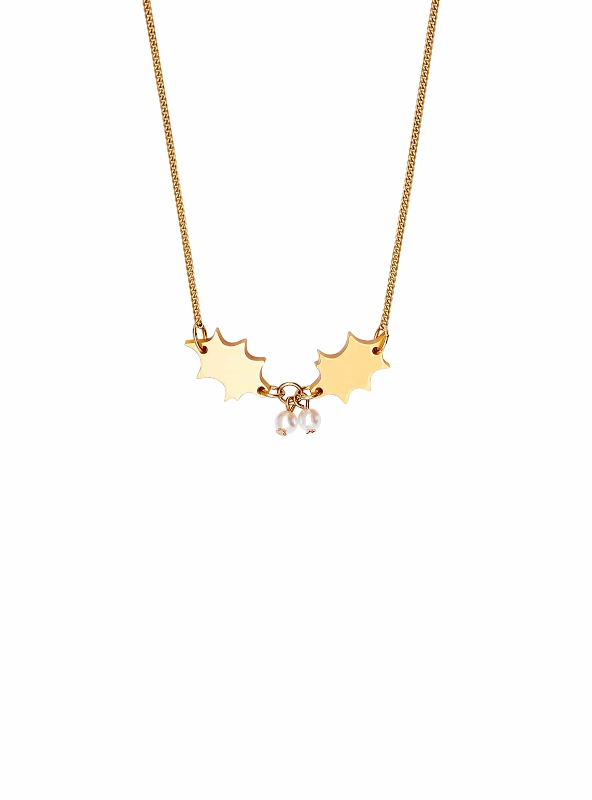 Golden Holly Necklace