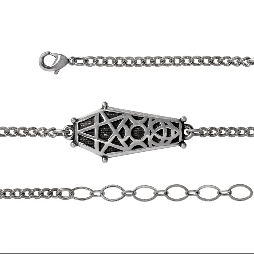 Hex Coffin Bracelet - Wrist Chain