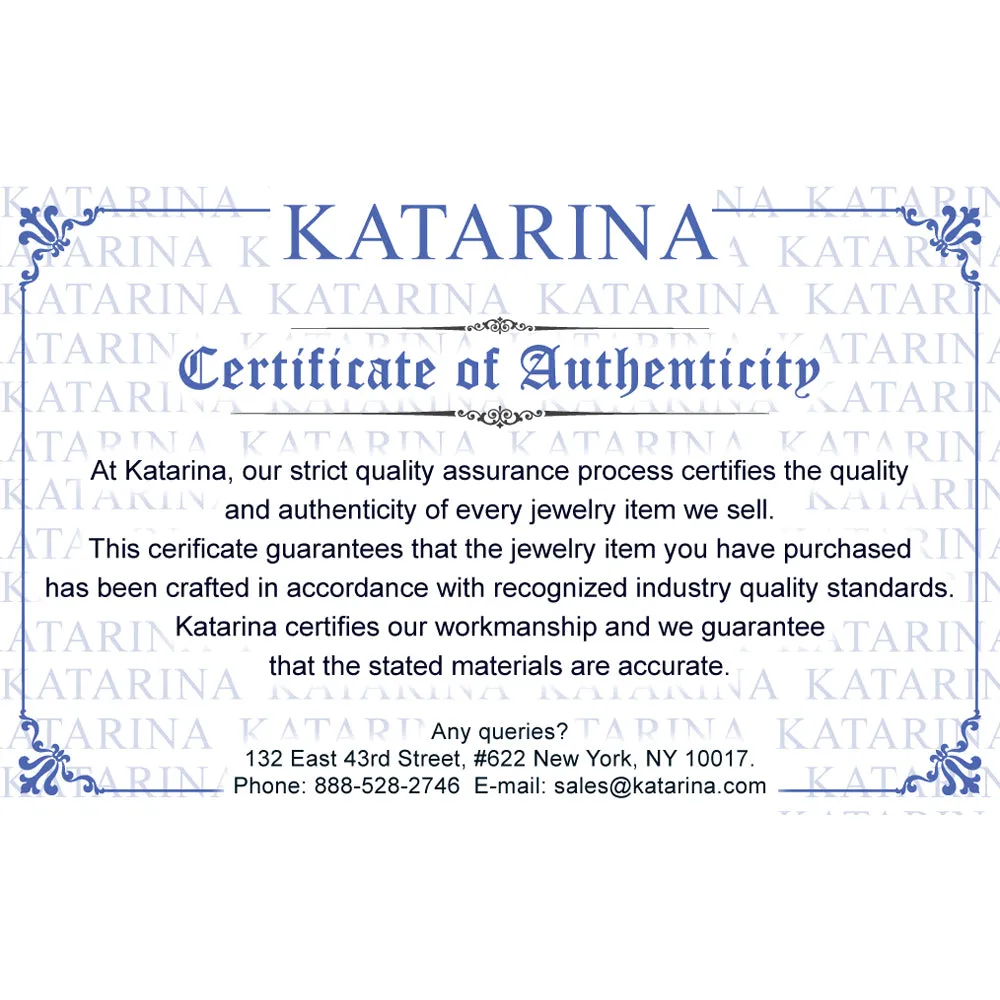 KATARINA 1 cttw Cluster Diamond Anniversary Ring