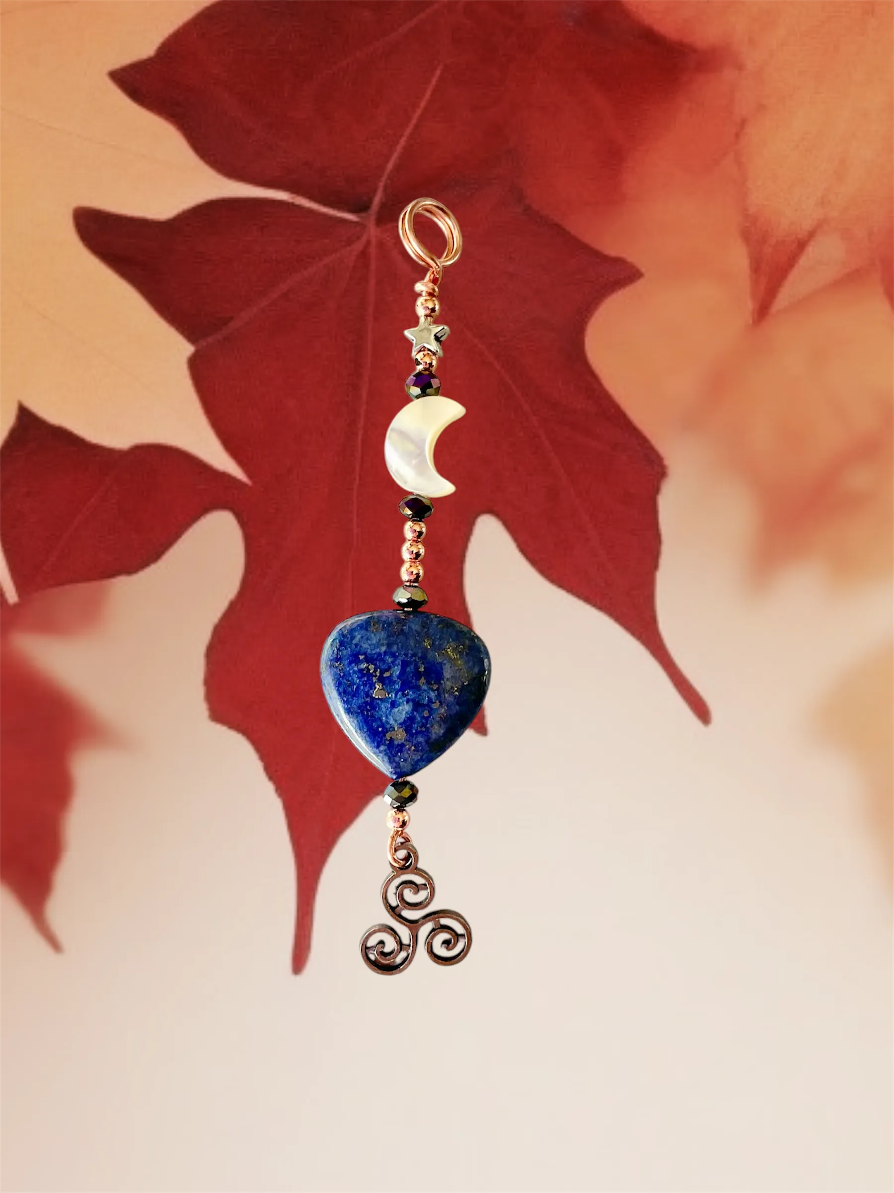 Lapis Lazuli Celestial Choker Pendants