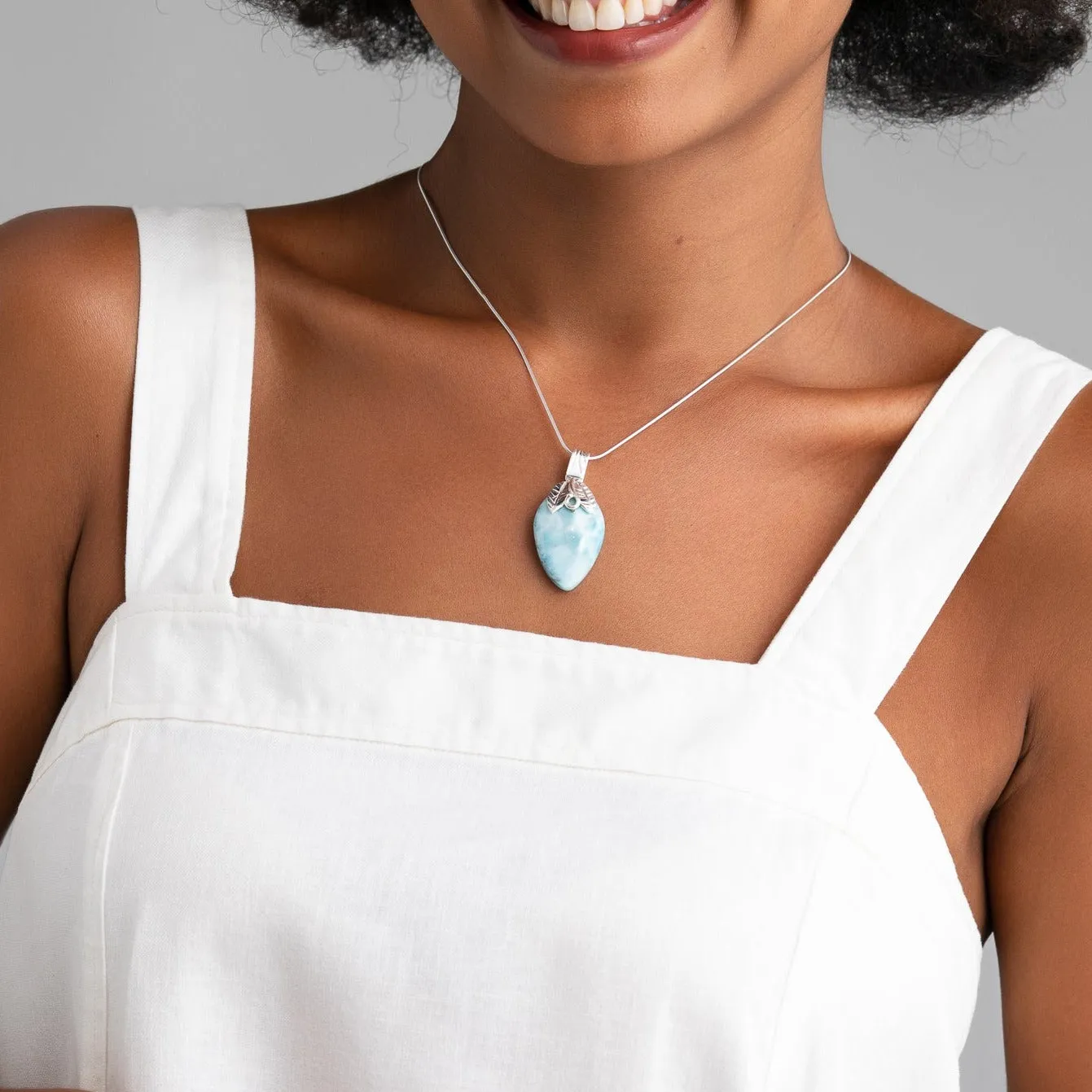 Larimar Pendant Vivien