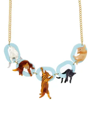 Little Cats Chain Necklace